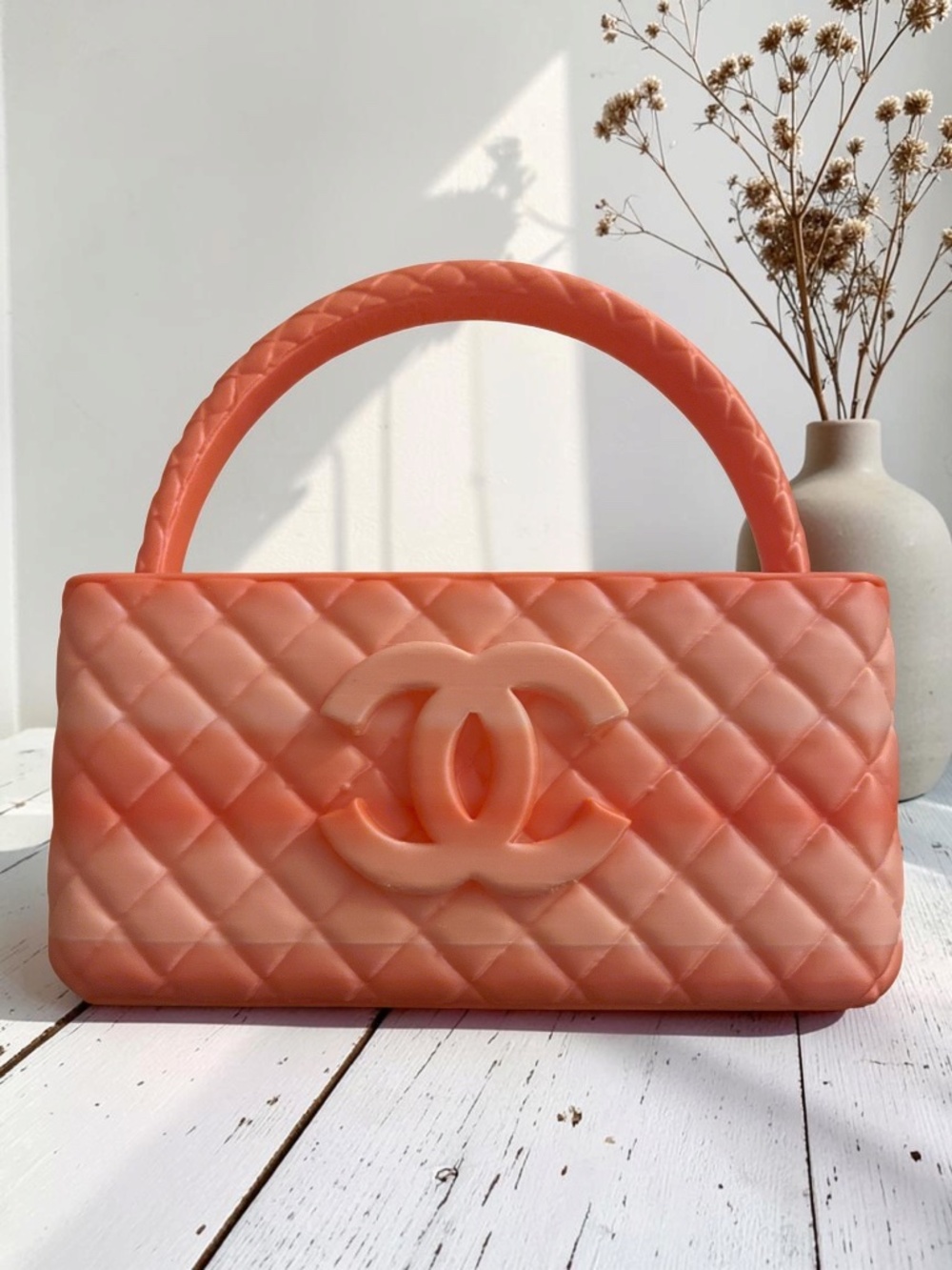 3D Handcrafted CC Caddy Organizer – Pink Ombré Decor & Storage NEW - Picture 8 of 10